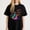 Black-2, variant on Women's T-shirt Vegetable Themed Graphic S 4-XL Short Sleeve Graphic Tee