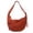 ZZ Orange, variant on Zhi Nylon Large Crossbody Shoulder Bag for Women Fashionable Slouchy Half Bag Lightweight Cloth Bag for Daily Class Travel Outdoor Use