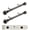 Black, variant on Jax 1.5" Side Curtain Rod 18 inch Long (Set of 2) - Cocoa