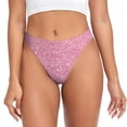 thumbnail image 1 of Balery Glitter Tangas de Algodón para Mujer con Estampado – Ropa Interior Sexy, Transpirable, G-string-Medium, 1 of 6