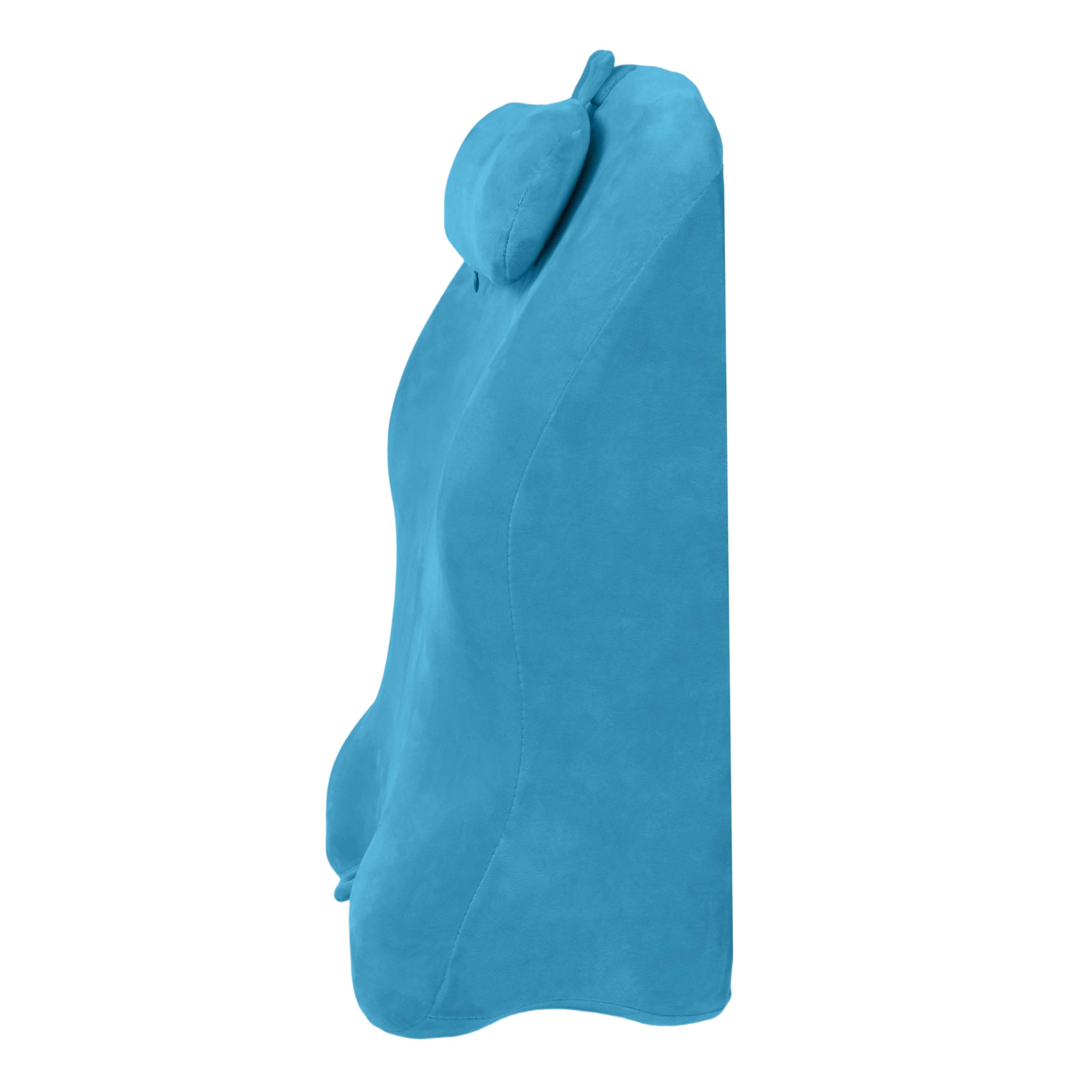 Memory Foam Contoured Support Pillow Neck Back Waist Leg Multi-Position Relaxation Cushion