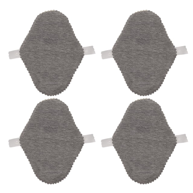 Almohadillas menstruales reutilizables, almohadillas femeninas lavables de grafeno gris, alta absorción de agua, seguras para el período menstrual para mujeres ANGGREK CA1411