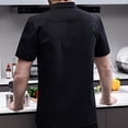 thumbnail image 4 of Chef Jacket, Short Sleeve Catering Shirt Wear Cotton XXXL, 4 of 7