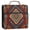 Vibrant Tribal Pattern, variant on Water-Resistant 3-Ring Binder Organizer with Multiple Pockets Zipper Binder Bag for Office Vibrant Tribal Pattern