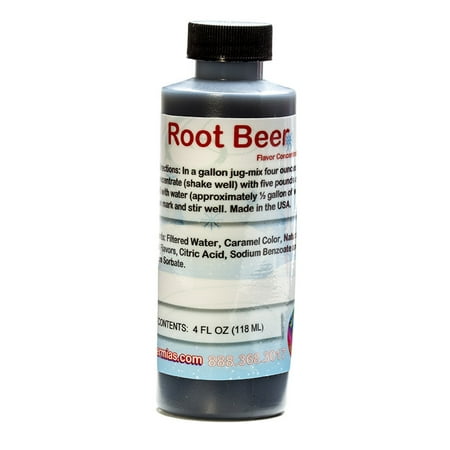 Root Beer Shaved Ice and Snow Cone Flavor Concentrate 4 Fl Ounce (Best E Cig Flavor Concentrate)