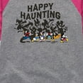 thumbnail image 3 of Mickey & Friends - Happy Haunting - Toddler And Youth Girls Raglan Graphic T-Shirt, 3 of 4