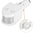 thumbnail image 4 of Interruptor de Sensor de Movimiento Uxcell AC110-240V Detector PIR Infrarrojo Montaje en Pared para Luz de Suelo Blanca, 4 of 5