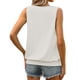 thumbnail image 5 of Blusa,Camiseta de tirantes de verano para mujer, camisa holgada con cuello plisado, top de poliéster sin mangas, ropa informal de calle, ropa de diario, sopatenor, 5 of 8