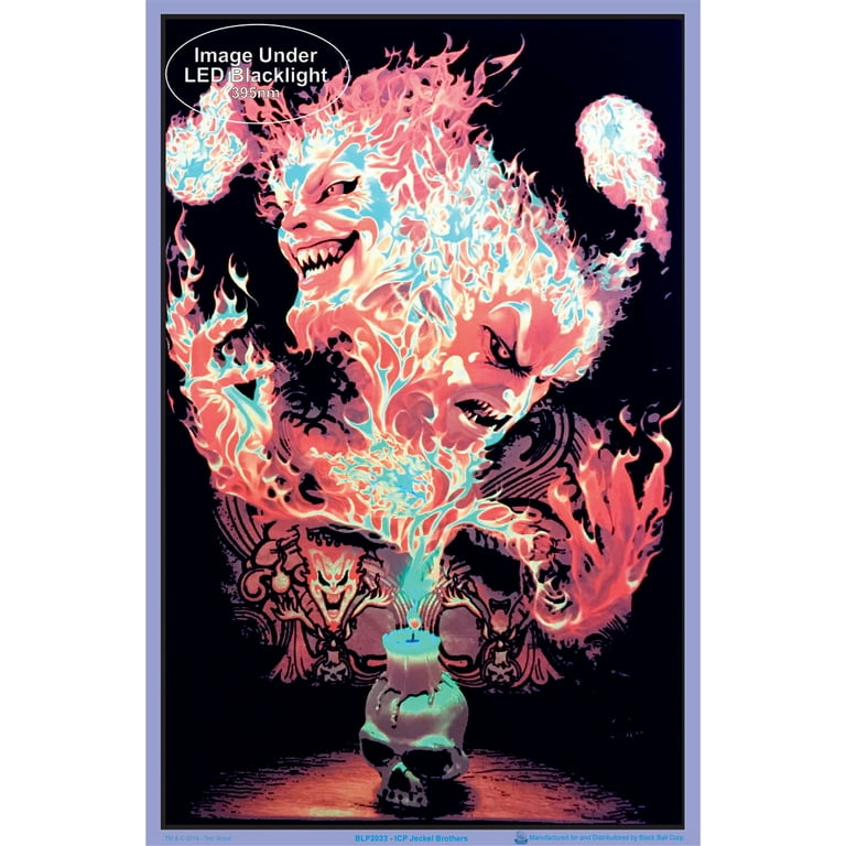 Insane Clown Posse ICP Jeckel Brothers by Tom Wood Blacklight