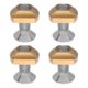 thumbnail image 2 of T Nut Set for Water Sports Surfing Accessories Installation Golden Stainless Steel Secure 4Pcs, 2 of 4