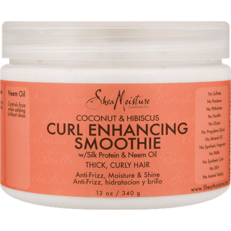 SheaMoisture Coconut & Hibiscus Curl Enhancing Smoothie, 12