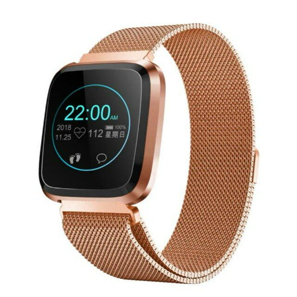 L18 Smart Watch Message call reminder Smart watch for men Fitness Tracker Heart Rate Blood Pressure Walmart