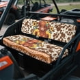 thumbnail image 3 of ZIATUBLES 2-Pack Waterproof UTV Seat Covers for Kawasaki Mule (2001-2023, 2025), Scratch Wear Resistance Front Seat Protective Set with Easy Installation, Highland Cow Sunflower Print, 3 of 8