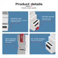 thumbnail image 4 of DIN Rail 5 in 1 Smart LED Controller RGB RGBW CCT 2.4G Light Strip Dimmer Zigbee3.0,1 x Smart LED Controller, 4 of 10