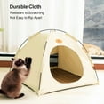 thumbnail image 7 of Cat Tent Dogs Foldable Enclosed Breathable Washable Pet Puppy Kennel Indoor Outdoor Bed Tent With Cushion, 7 of 7