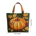 thumbnail image 3 of Twfbrm Halloween Fall Tote Bag for Women, Autumn Waterproof Shoulder Bag with Pumpkin and Maple Leaf Print Design, Autumn Decorative Lightweight Handbag for Shopping, Outdoors, Thanksgiving Decor, 3 of 6