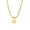 Gold, variant on TEAMER Classic Clover Pendants Necklace for Women Fashion Snake Chain Stainless Steel Necklaces Jewelry