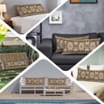 thumbnail image 6 of Brown Boho Body Pillow Covers, Retro Western Rustic Ethnic Tribal Patterns Soft Throw Pillow Cases with Invisible Zipper, Decorative Pillowcase Pillows Protectors for Sofa Bed Couchair 20"x54", 6 of 9
