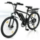 thumbnail image 1 of isinwheel M10 Adult Electric Bicycle 96KM, 26” Portable Ebike 500W 32KM/H, Electric Mountain Bike with 10.4Ah Removable Battery, Shimano 35-Speed, 1 of 6