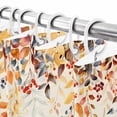 thumbnail image 6 of Shower Curtain 72"W x 84"L Fall Thanksgiving Pumpkins Watercolor Leaves Fabric Shower Curtains Set with Hooks Water Repellent Bathroom Curtains Machine Washable Bathroom Accessories, 6 of 6