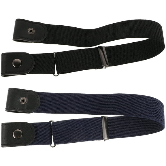 MLINS  2 PCS Hooks Imitation Leather Belt Woman Men and Women