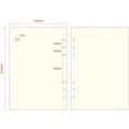 thumbnail image 4 of A5 6-Ring Binder/Planner Refill Paper for Filofax, 6 Hole, 45 Sheets/90Pages, Dot Grid, 4 of 8