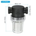 thumbnail image 2 of Uxcell G1/2" Water Pump Strainer Filter, Pipe Water Pump Strainer with 40 Mesh Steel Filter Screen, 2 of 6