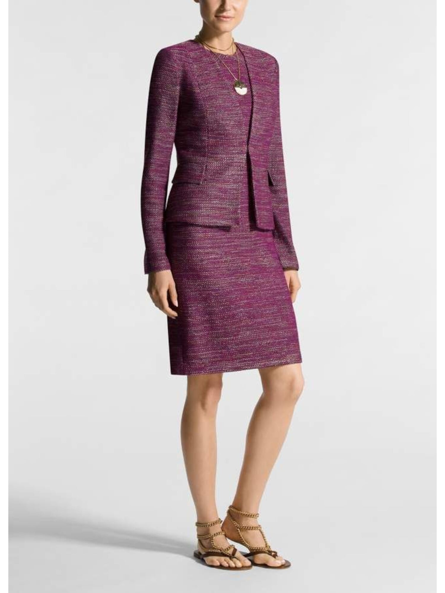 Womens Purple Ombre Blazer Jacket 