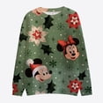 thumbnail image 2 of Disney-Sudadera de manga larga con cuello redondo para mujer, suéter informal con estampado de Stitch y Mickey Minnie, estilo Harajuku, Y2K, Feliz Navidad, novedad, 2 of 4