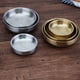 thumbnail image 2 of 2 unids Práctico Sazonador Tazón Salsa Decorativa Plato Cocina Vajilla Dorado, 2 of 7