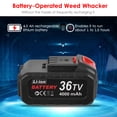thumbnail image 3 of Recortadora de césped inalámbrica Edger 21V Batería Powerd Weed Eater Electric, 3 of 8
