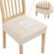 thumbnail image 1 of Nvzi Waterproof Seat Covers for Dining Room Chairs Set of 2, Stretch Jacquard Removable Washable Chair Seat Slipcovers Protector, No Rear Covers,White, 1 of 3