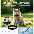 thumbnail image 2 of JUELEO 2-Pack Cat Collars for F lea and T ick Control—Universal Adjustable Pe st Control Collars for Pets, Waterproof,Black, 2 of 8
