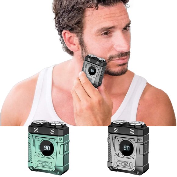 Rasoir Électrique à Moins de 5 $! Rasoir Électrique Style Punk CQCYD, Mini Rasoir Lavable Partout, Rasoir Portable pour Hommes, Rasoir Électrique pour le Visage et le Corps