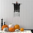 thumbnail image 6 of Clearance Under $10 Halloween Decorations Outdoor Halloween Hanging with Sound&Flexible Arms Light Up Creepy Sound Expressions Large Scary Halloween Animated for House Yard Black, 6 of 8