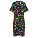 thumbnail image 4 of Vestido de verano holgado con bolsillos y estampado de lunares multicolores para mujer 2025 vestidos para mujer 2025, 4 of 6
