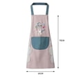 thumbnail image 2 of Delantal Impermeable De Pvc Con Bolsillo, Delantal De Limpieza De Manos De Lana Coral, Delantal De Cocina Para Limpieza Del Hogar Sweethay AP007773-02, 2 of 6