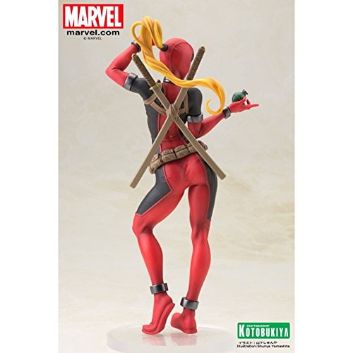Kotobukiya Lady Deadpool 限定版 フィギュア Amazon.com: Kotobukiya Marvel: Lady Deadpool Bishoujo Statue