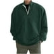 thumbnail image 2 of Sudadera sin capucha para hombre, jersey con media cremallera, camiseta de manga larga, sudadera sin capucha, blusa y camisa de cuello alto de manga larga, blusa para hombre, 2 of 6