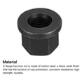 thumbnail image 3 of M20 Flange Hex Nut, 1 Pack Grade 12.9 Carbon Steel Black Oxide Finished Hex Flange Nut for Machinery, 3 of 5