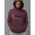 thumbnail image 2 of Exclusive W Chain Pattern Hoodie Women -Image by Shutterstock, Female Small, 2 of 4