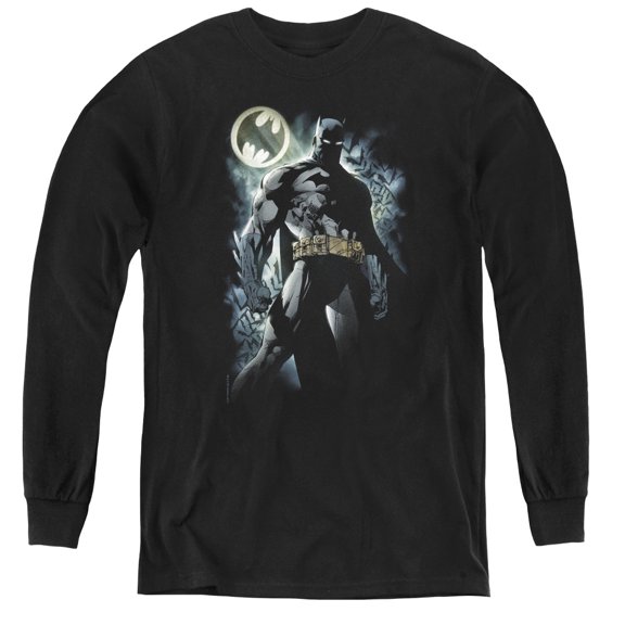Batman - The Knight - Youth Long Sleeve Shirt - X-Large
