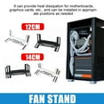 thumbnail image 4 of Computer Case Memory 120mm 140mm Cooling Fan Support RAM Module Cooler Bracke A9, 4 of 8