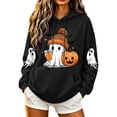 thumbnail image 3 of Falkdiz Halloween Sweatshirts for Women Winter Hooded Pullover Long Sleeve Graphic Cute Pocket Outdoor Casual Womens Hoodies, 3 of 7