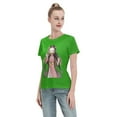 thumbnail image 4 of T-Shirt Basique à Manches Courtes pour Femmes Demon Slayer Blade Nidouzi, 4 of 6