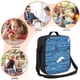 thumbnail image 5 of Disketp Sharks on White Blue Striped Bolsa Térmica Estampada para Almuerzo, Lonchera para Hombres y Mujeres Adultos, 5 of 7