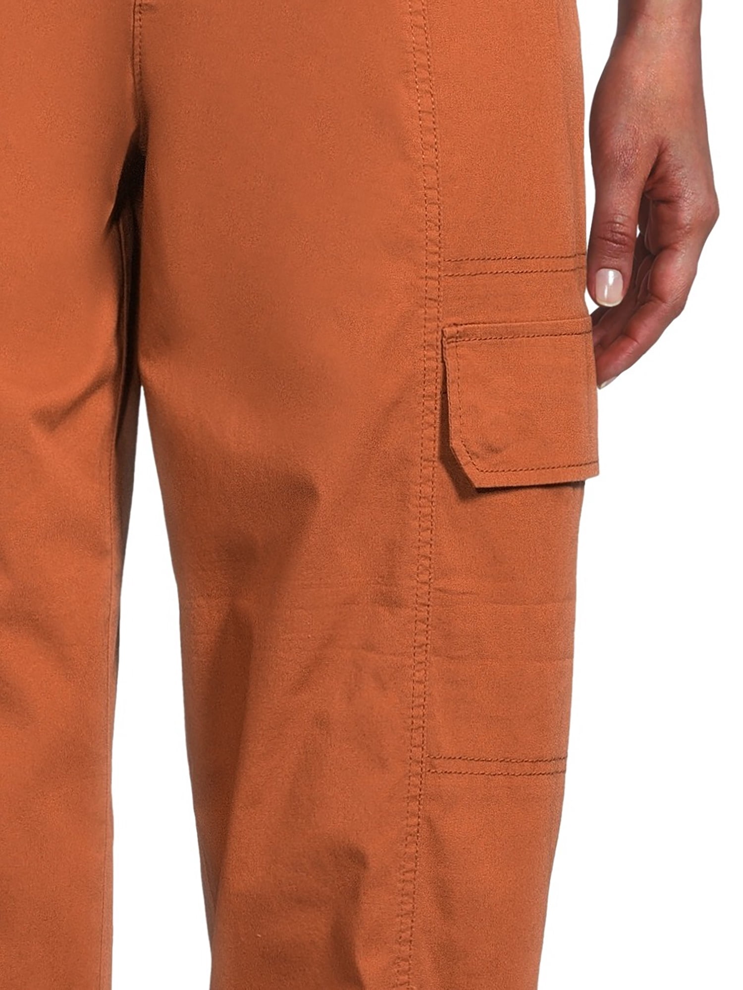 Time and Tru Women's Parachute Cargo Jogger Pants, 26", 27", 28" Inseam, Sizes XS-XXXL