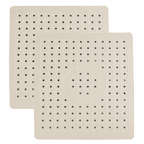 GQCLNBH Kitchen Sink Mats 2 Pack, 12.2 x 10.24 in Rubber Sink Protector Mats, Fast Draining Sink Drain Pads for Kitchen Sink Bottom