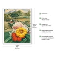 thumbnail image 2 of Hawaiian Blessings - Cover of a Hawai’i Tourist Bureau Booklet - Vintage Hawaiian Travel Brochure by Andre c.1942 - Fine Art Matte Paper Print (Unframed) 16x20in, 2 of 4