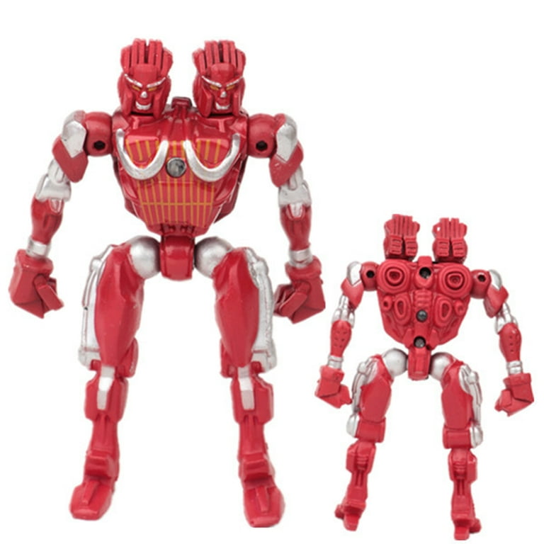 Indføre ubehagelig arv Wanwan 8Pcs Anime Real Steel Adam Raider LED Robot Action Figure Model Kids  Toy Gift - Walmart.com